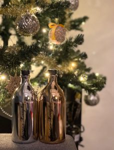 Kerstcadeau olijfolie in mooie flessen