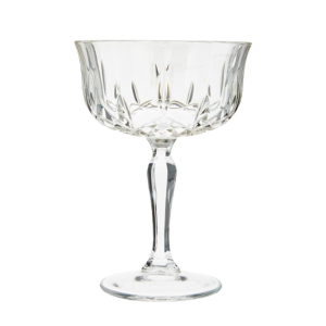 Champagne coupes vooraanzich