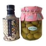 Cadeaupakket olijfolie en olijven