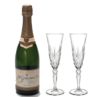 Kerstpakket Gobillard Champagne met glazen